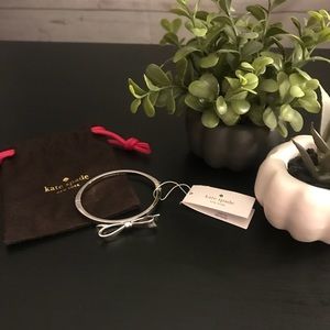Kate Spade Silver Bow Bracelet